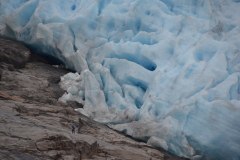 Wanderer-vor-Gletscher