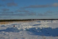 Hailuoto-Eiswall-Strand