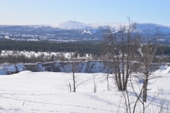 Blick nach Gällivare über Gropen