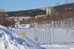 Blick von Malmberget Ost nach Malmberget West