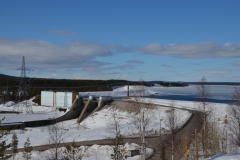 Porjus - der erste Staudamm.