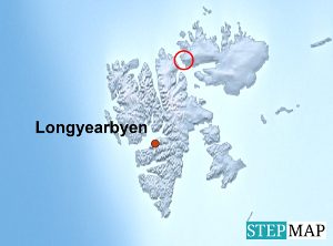 Karte Spitzbergen