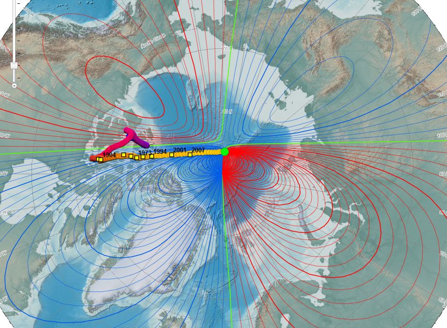 Магнитный полюс на севере земли. Движение Северного магнитного полюса земли. Магнитный полюс земли на карте. Движение Северного магнитного полюса земли 2021. Смещение Северного магнитного полюса земли на карте.