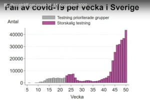 Covid Schweden 50. Woche