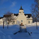 Piteå kyrka Vinter