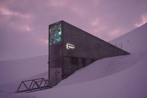 Eingang Svalbard Global Seed Vault