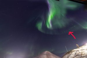 Nordlicht über Spitzbergen