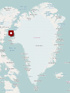 Karte Grönland mit Siorapaluk